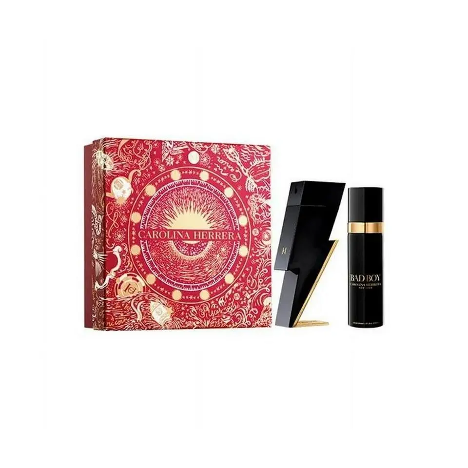 Carolina Herrera Bad Boy Edt 2 Piece Gift Set For Men