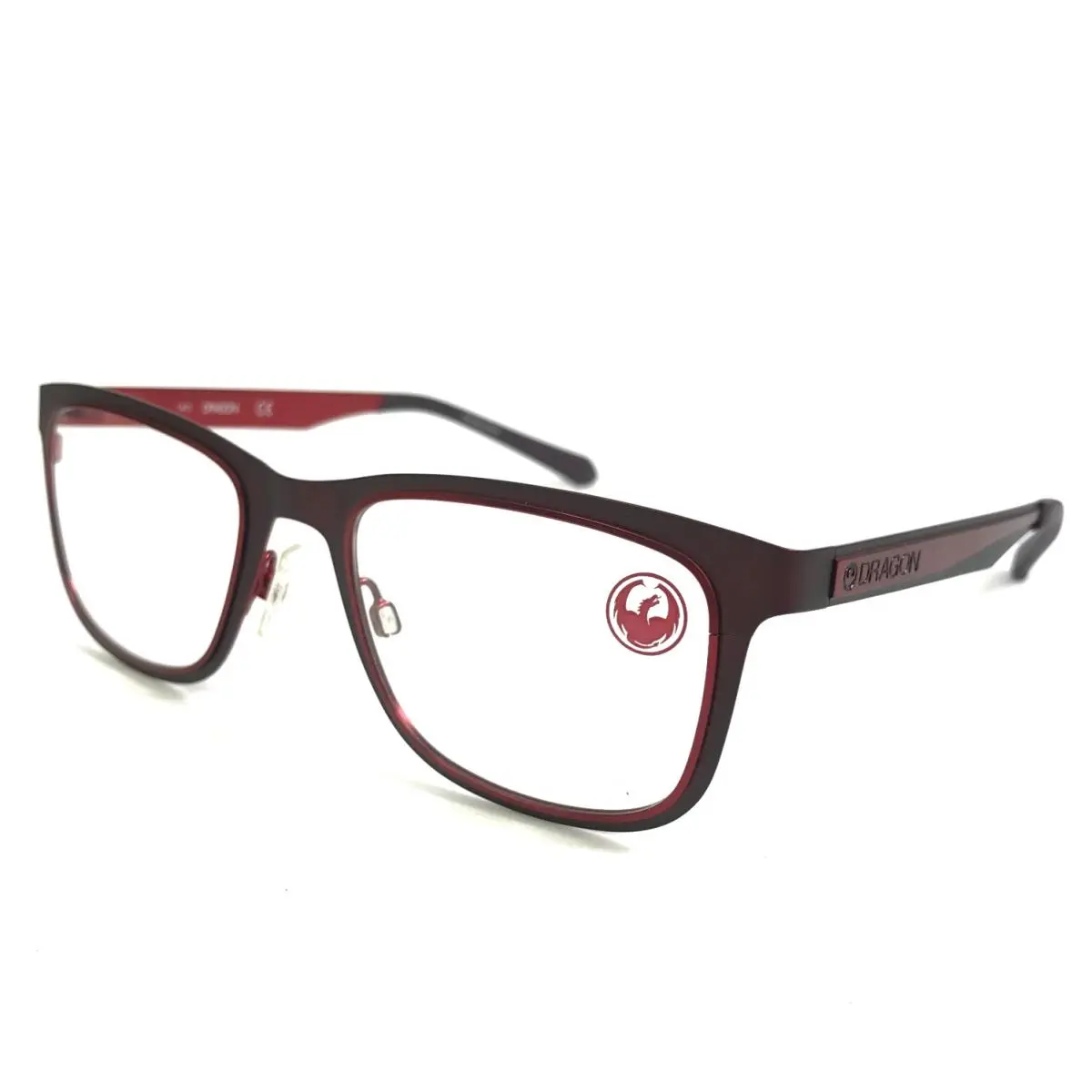 Dragon Eyeglasses Frames Wolfe DR176 501 Satin Acai Pomegranate Red 51-20-140