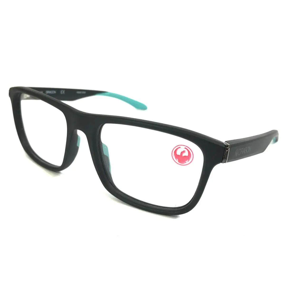 Dragon Eyeglasses Frames Vincent DR169 001 Matte Satin Black Square 55-18-140