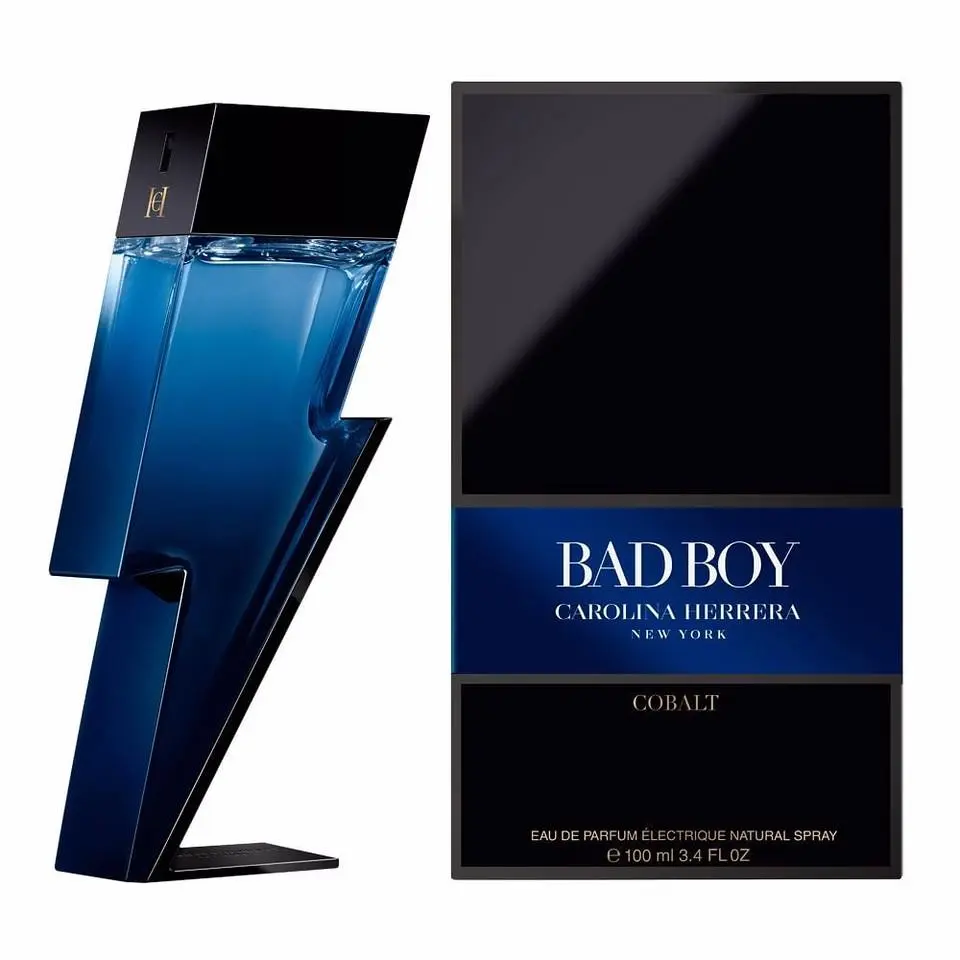 Carolina Herrera Men`s Bad Boy Cobalt Edp 3.4 oz / 100 ml