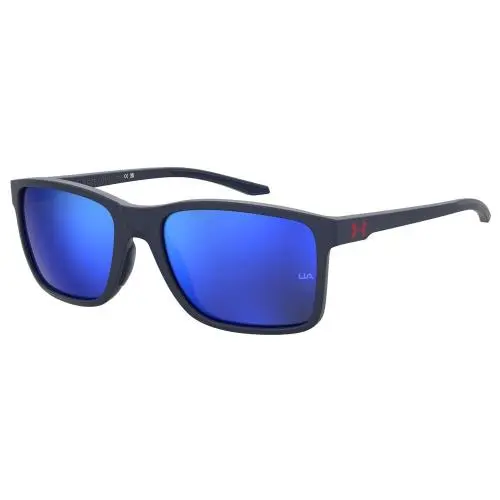 UA Hustle XL Jpz0 Z0 Blue Multilayer Size 59 Sunglasses by Under Armour
