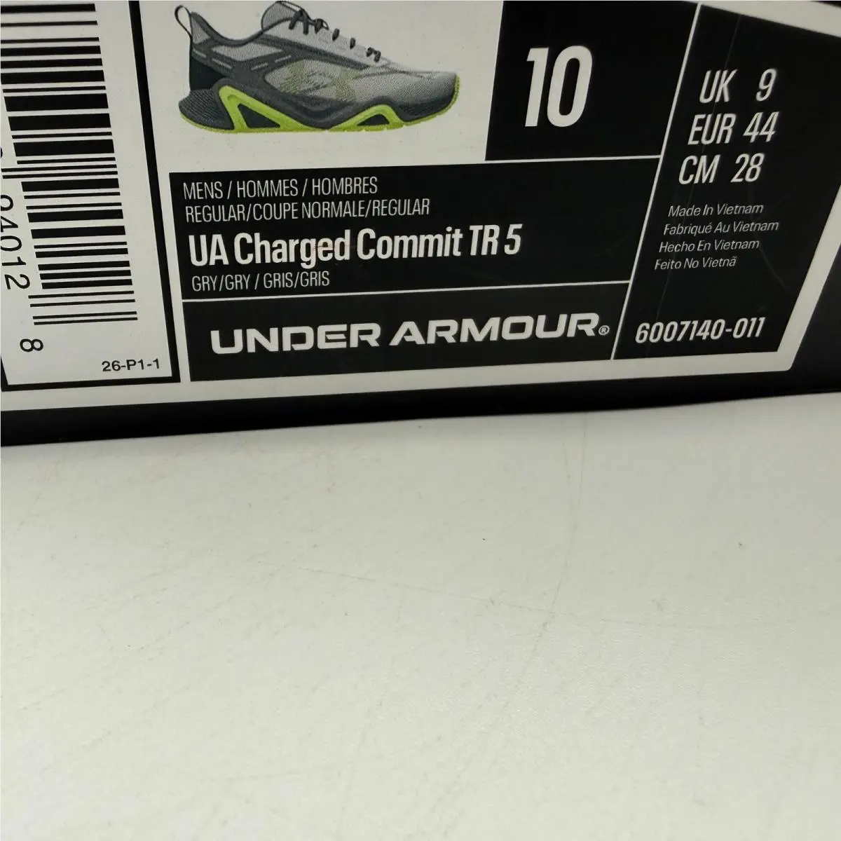 Under Armour shoes - UA Charged Commit TR 5 - Gray 0