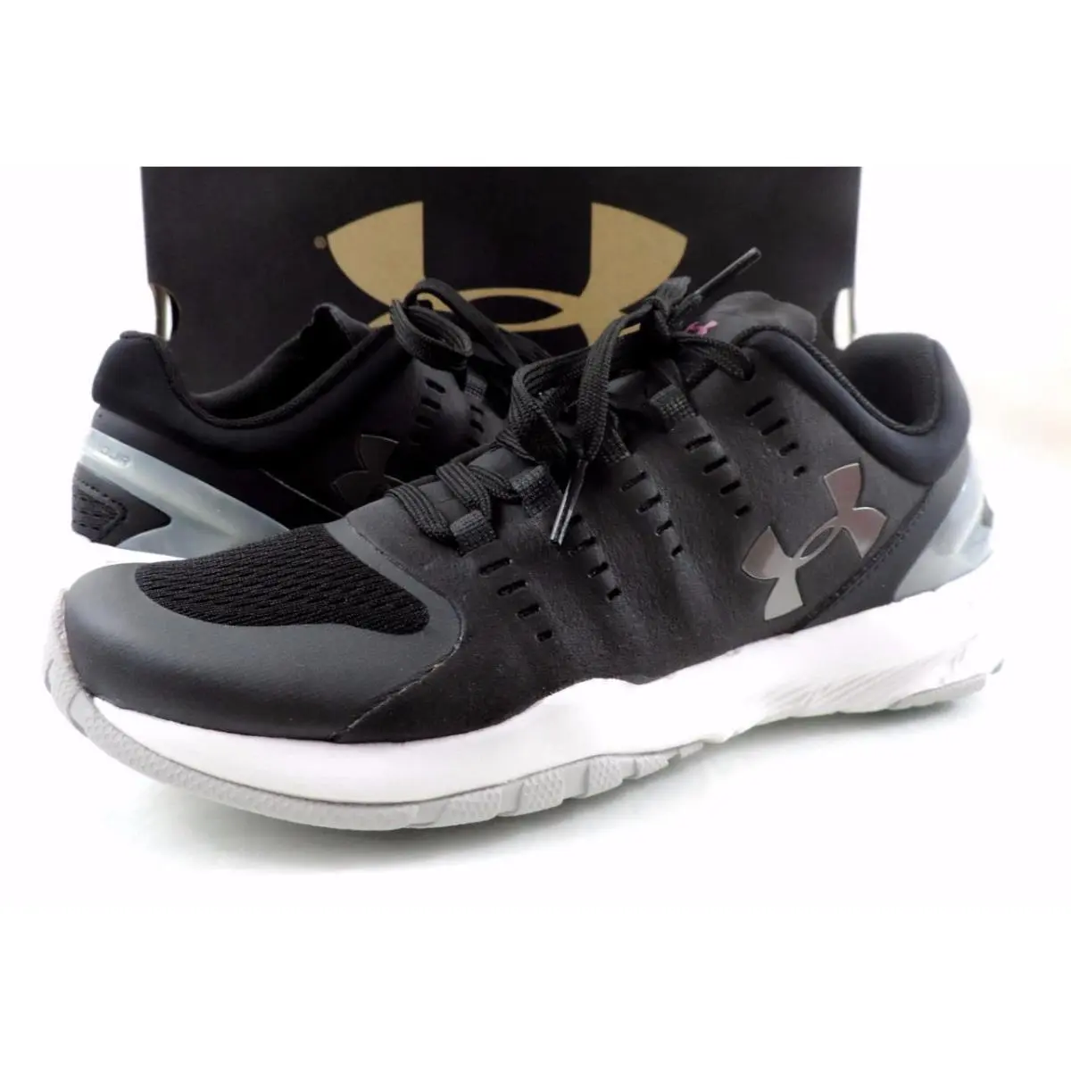 Under Armour shoes - Under Armour Charged Stunner Training - 1266379 002 - Black (UPC: 889362355634) 1