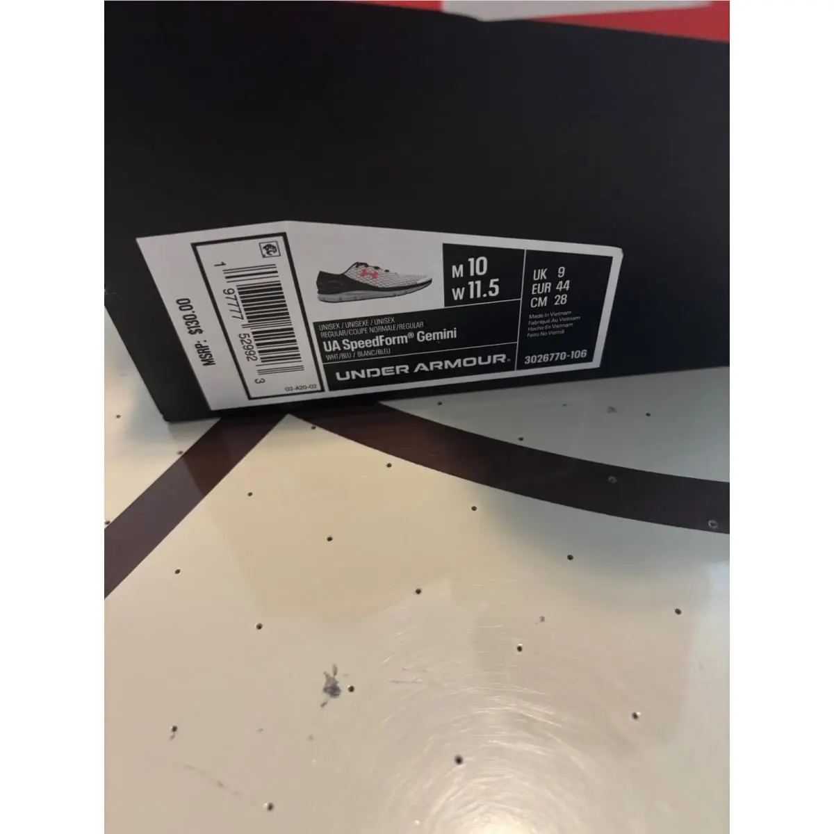 Under Armour shoes - SpeedForm Gemini - SpeedForm Gemini - White 6