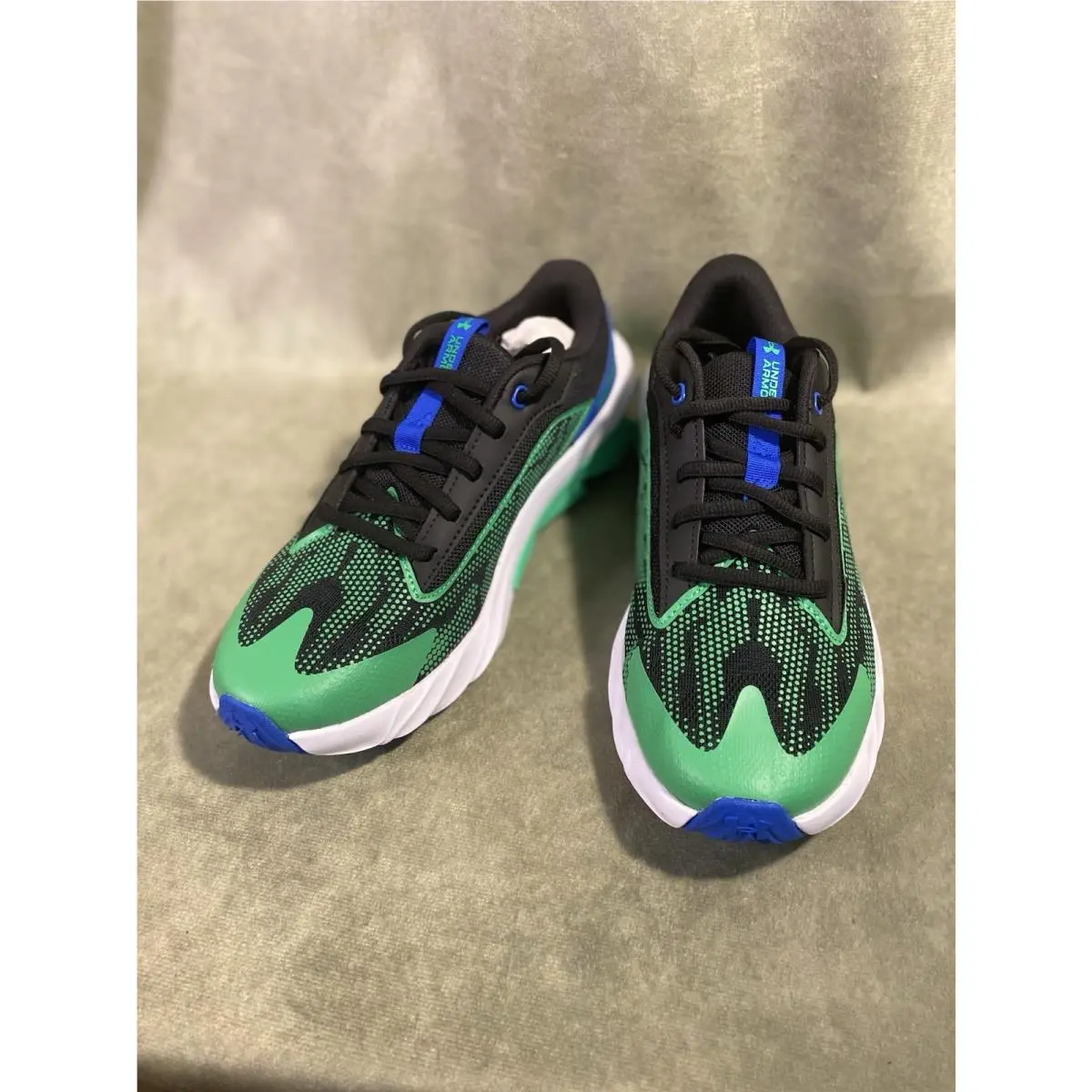 Under Armour shoes - Under Armour Charged Scramjet 4 - Black, Blue, Green 1