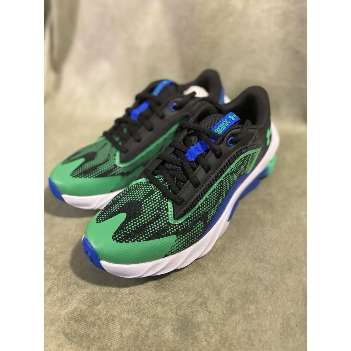 Under Armour shoes - Under Armour Charged Scramjet 4 - Black, Blue, Green 2