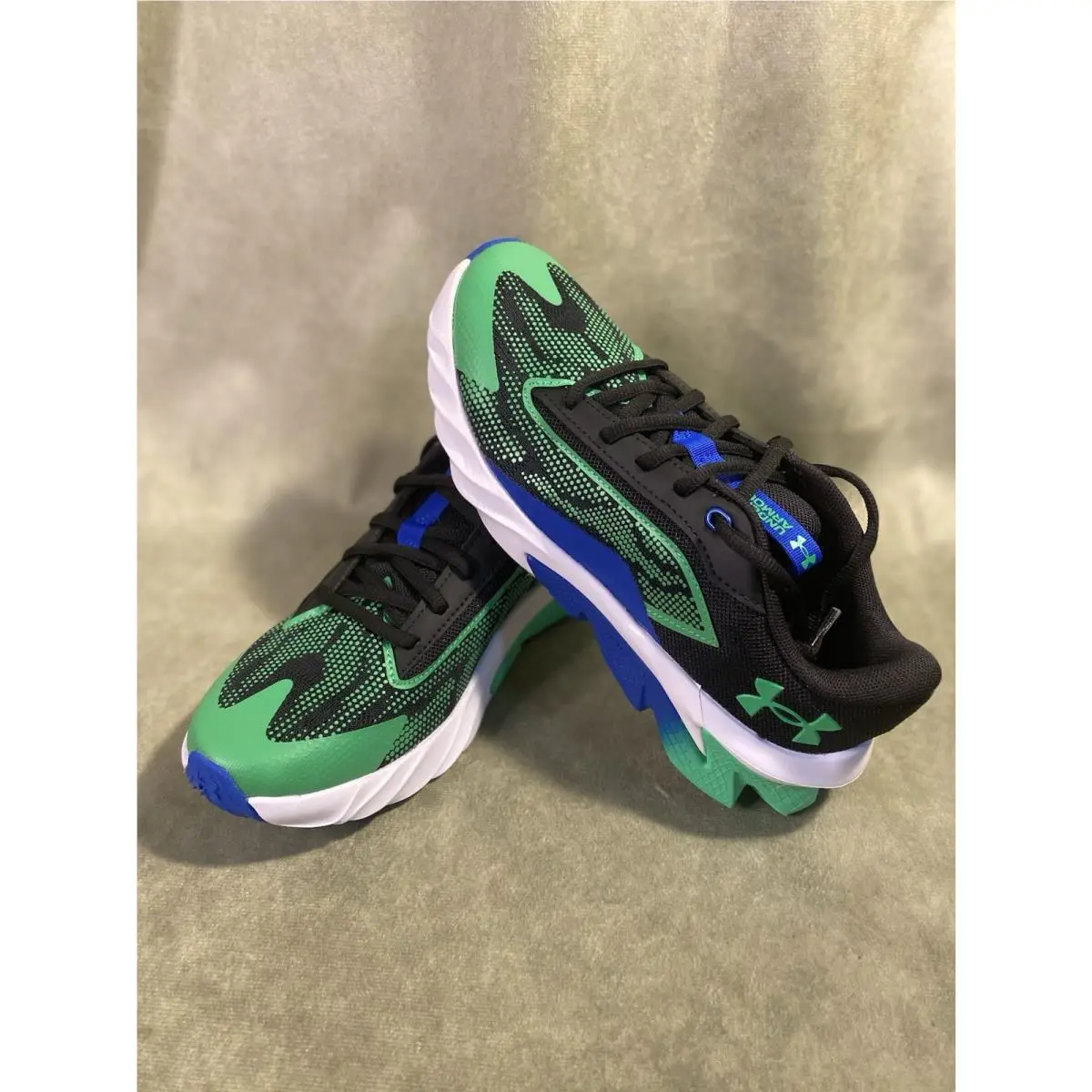 Under Armour shoes - Under Armour Charged Scramjet 4 - Black, Blue, Green 3