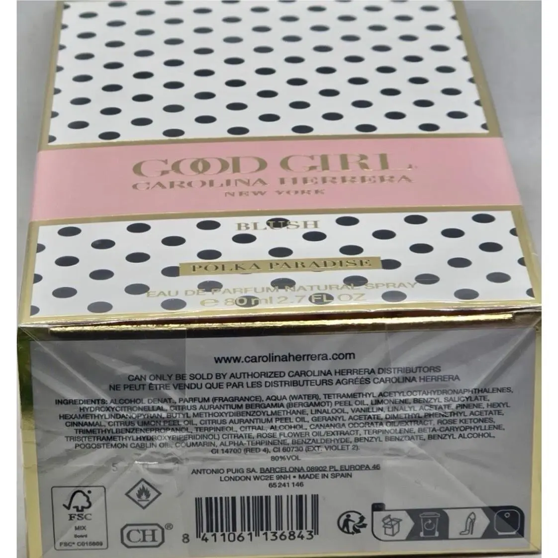 Carolina Herrera Good Girl Blush Polka Paradise Edp 2.7oz 80ml Women