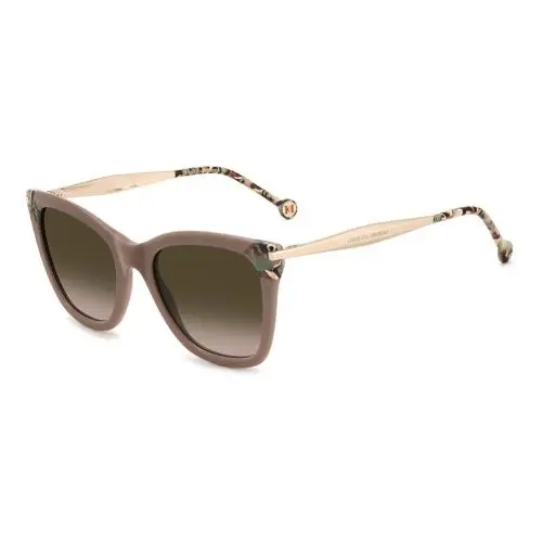 Carolina Herrera Her 0307 /S Wmm2 M2 Brown Shaded Pink Size 54 Sunglasses
