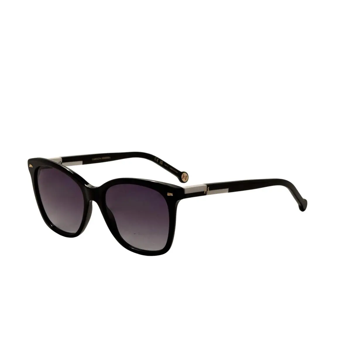 Women`s 54mm Black White Sunglasses HER0137-S-80S-54 by Carolina Herrera