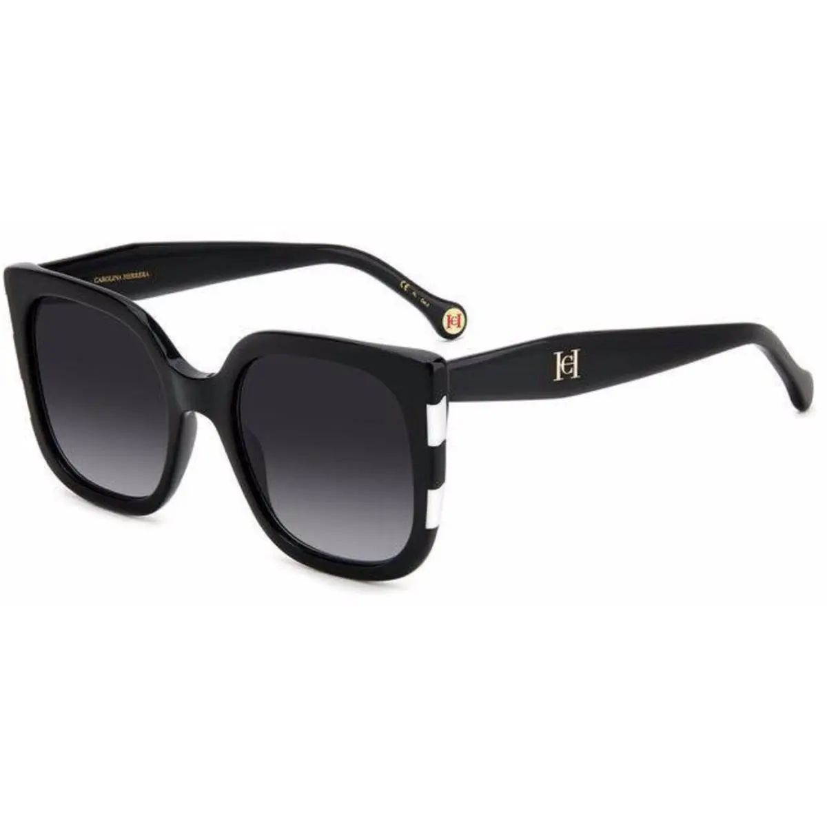 Her 0128 /S 0s9o 9o Dark Grey Shaded Size 54 Sunglasses by Carolina Herrera