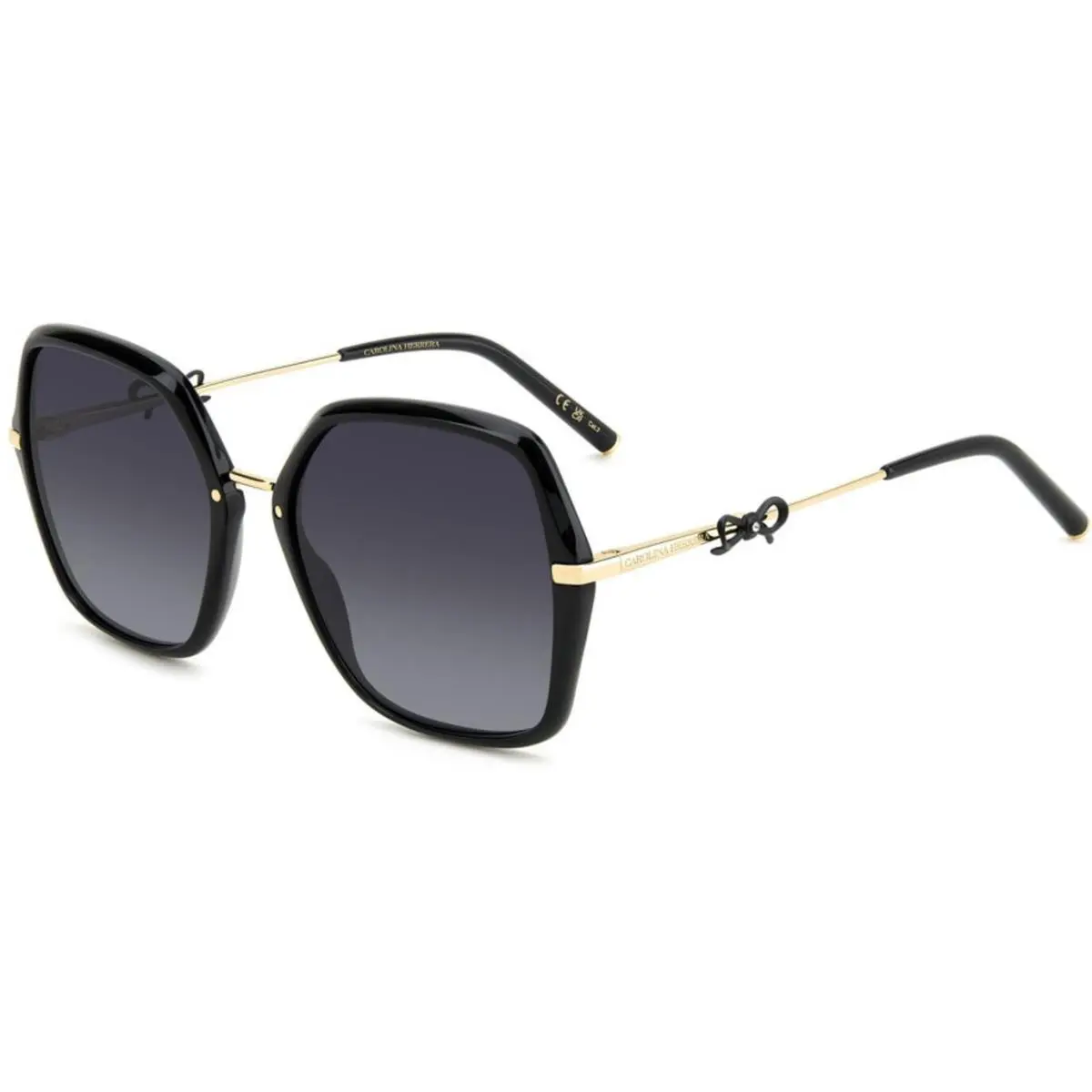 Her 0217 /S M29o 9o Dark Grey Shaded Size 57 Sunglasses by Carolina Herrera