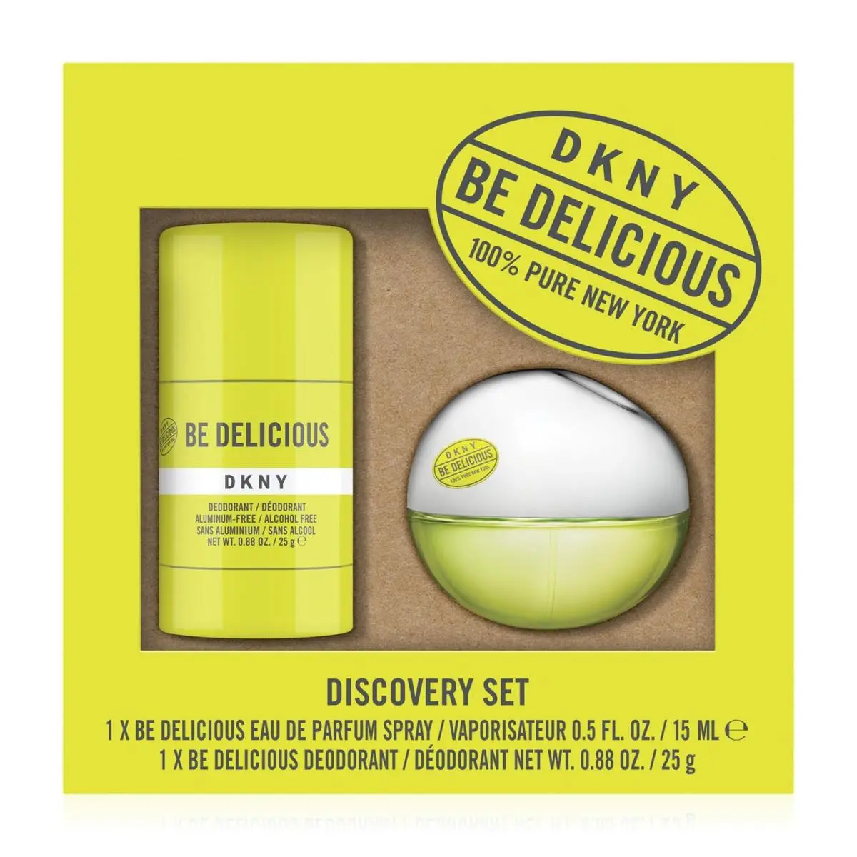 Perfume Set Dkny Be Delicious Discovery 0.25 Fl Oz Deodorant Spray Women Parfum