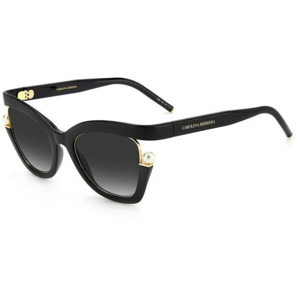 Carolina Herrera CH 0002 /S 079o 9o Dark Grey Shaded Size 53 Sunglasses