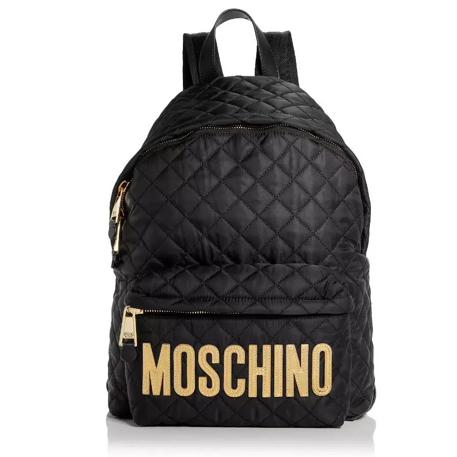 Quilted Nylon Backpack by Moschino