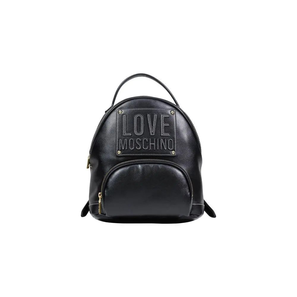 Love Moschino Black Polyethylene Backpack - LOMO-18791800009