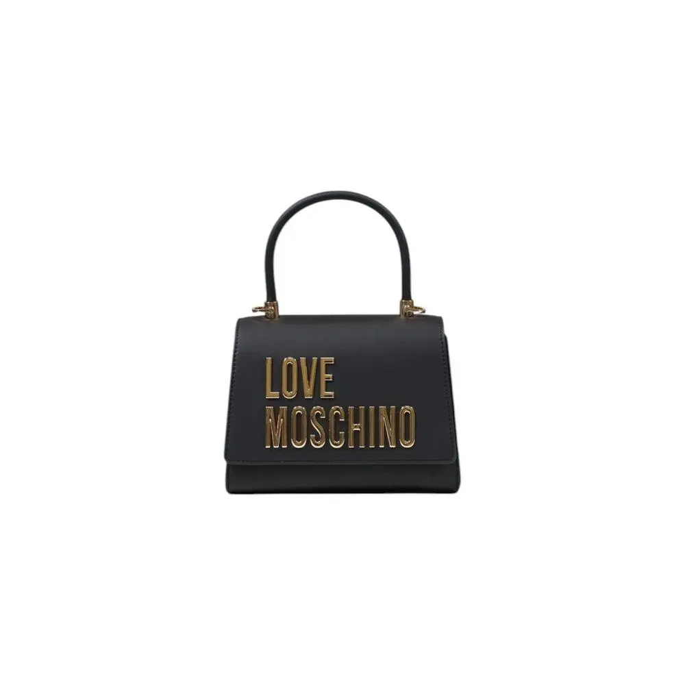 Love Moschino Bicolor Polyethylene Handbag - LOMO-15921100816 - Bicolor, strap_: Gold