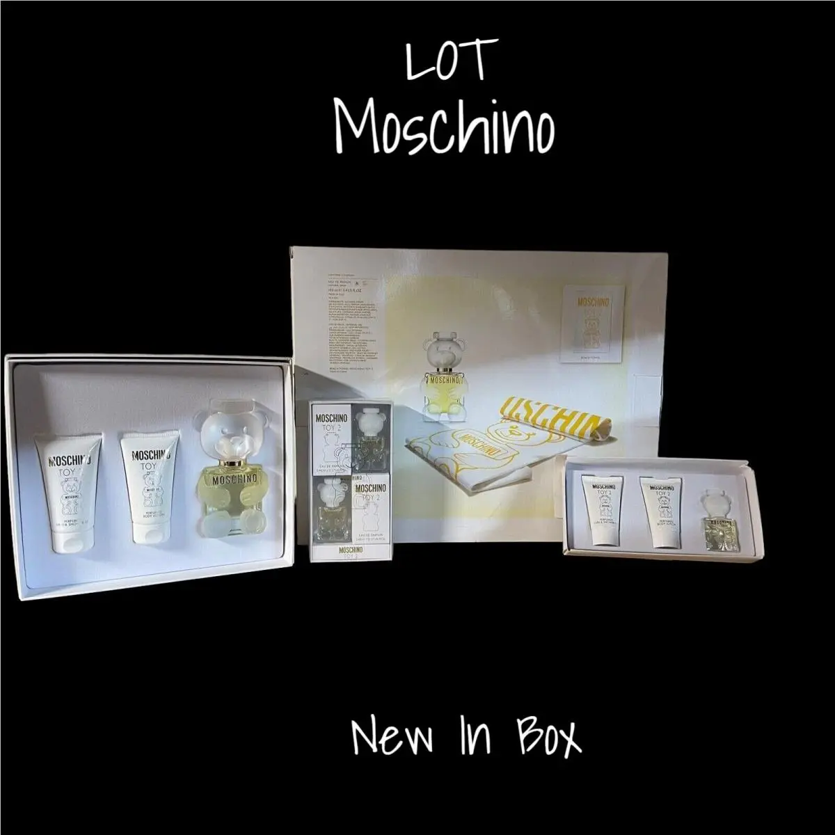 Moschino Toy 2 Gift Set: Edp Body Lotion Shower Gel Towel