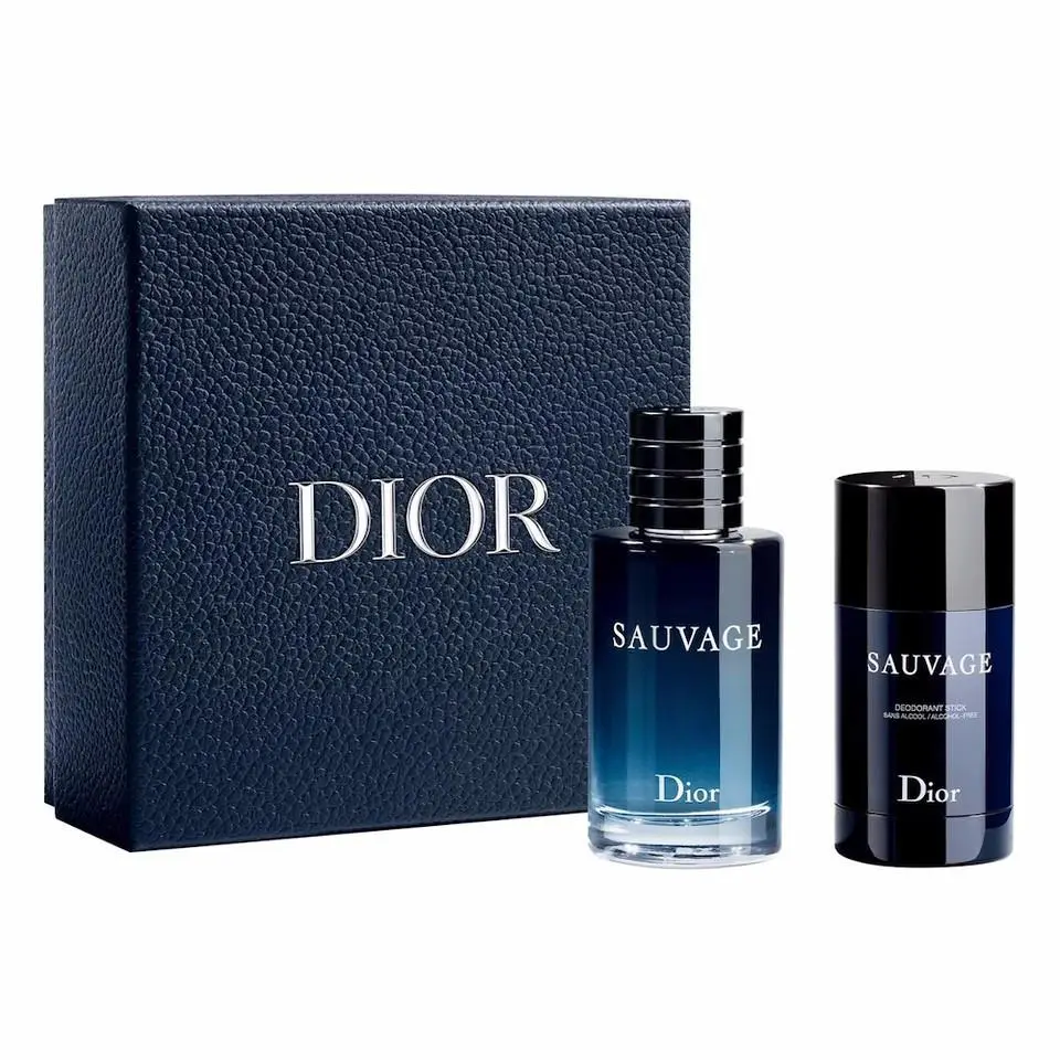 Dior Sauvage 2 PC Gift Set Edt Spray Deodorant Stick For Men