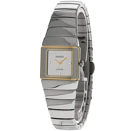 Rado Sintra Jubile Silver Dial Ceramic Bracelet Women`s Watch 153.0334.3 Dia