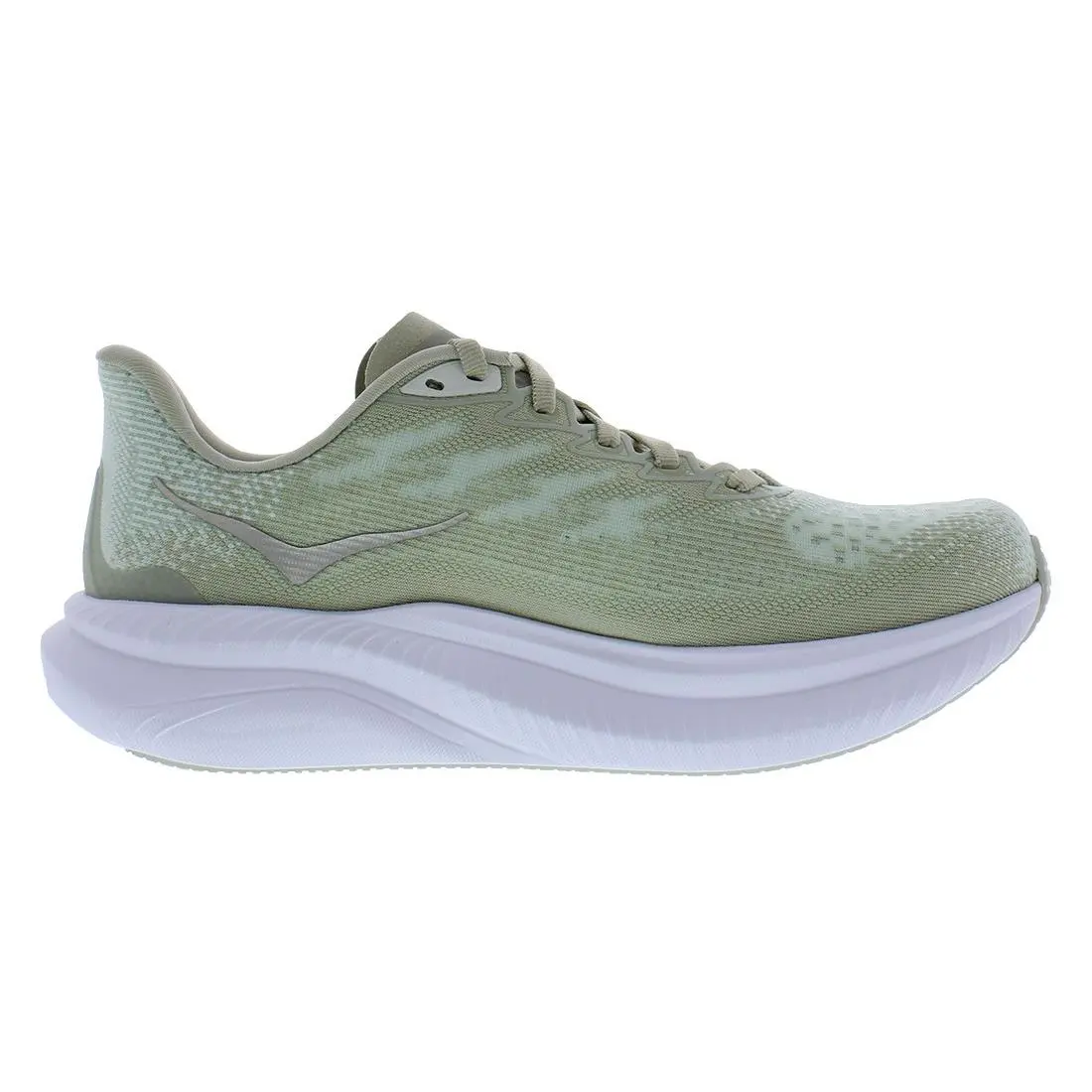 Hoka shoes - Oyster Mushroom/Truffle Salt, Main: Green 5