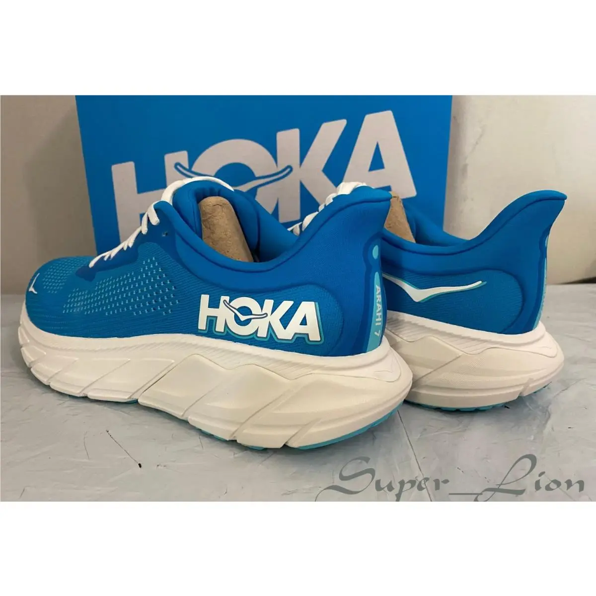 Hoka shoes - Hoka One Onbe Arahi 7 - HokaBlue/Frost 9