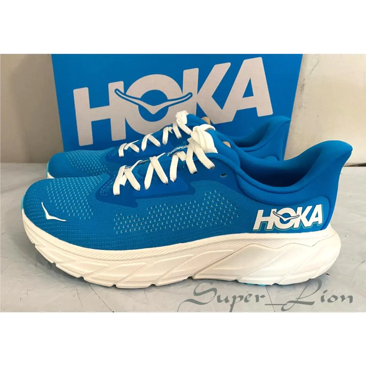 Hoka shoes - Hoka One Onbe Arahi 7 - HokaBlue/Frost 0