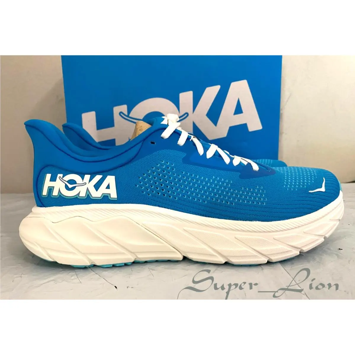 Hoka shoes - Hoka One Onbe Arahi 7 - HokaBlue/Frost 15