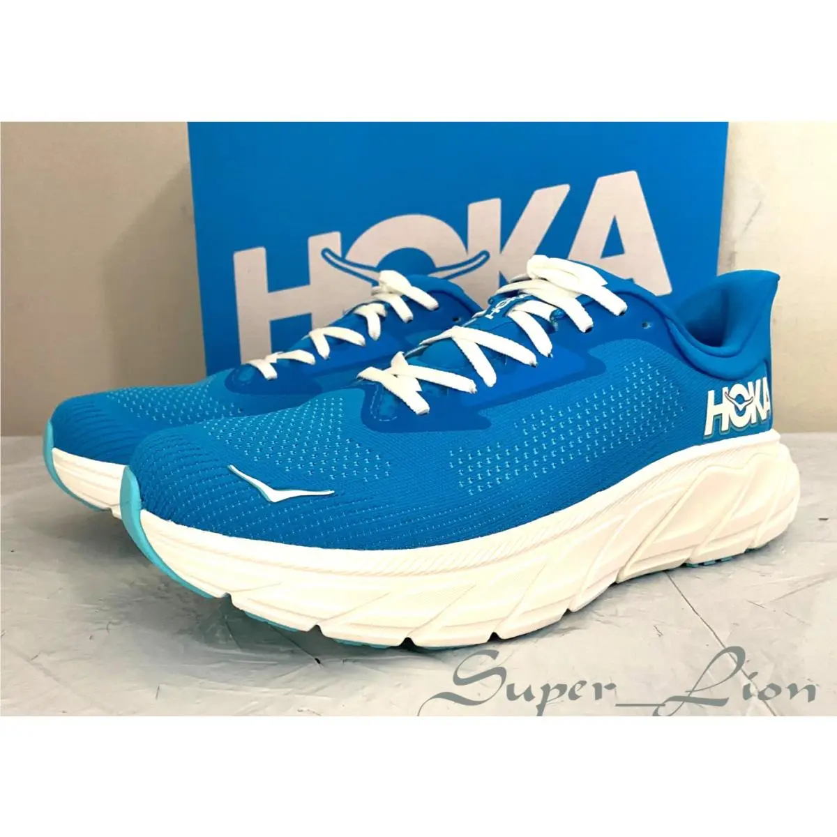 Hoka shoes - Hoka One Onbe Arahi 7 - HokaBlue/Frost 18