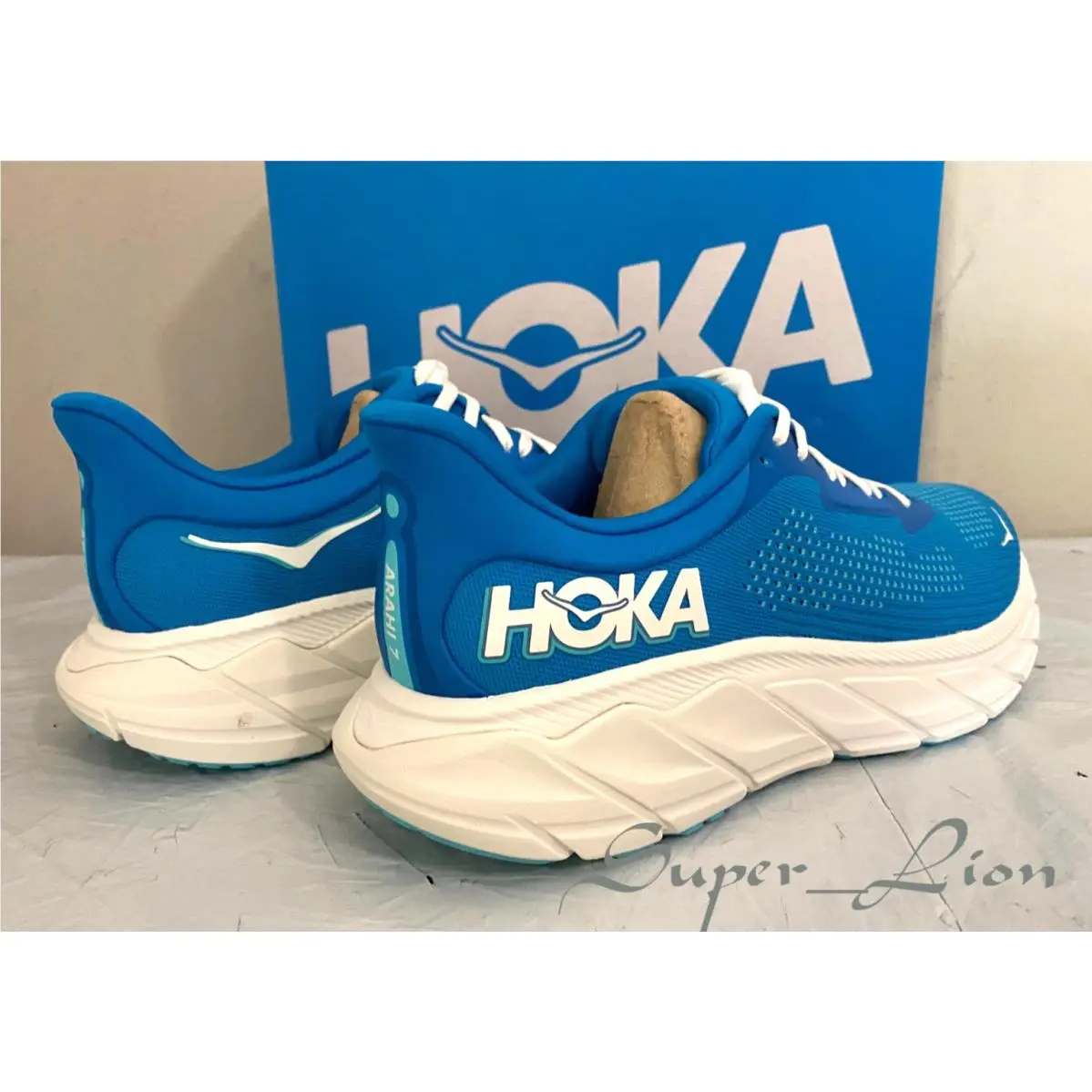 Hoka shoes - Hoka One Onbe Arahi 7 - HokaBlue/Frost 7