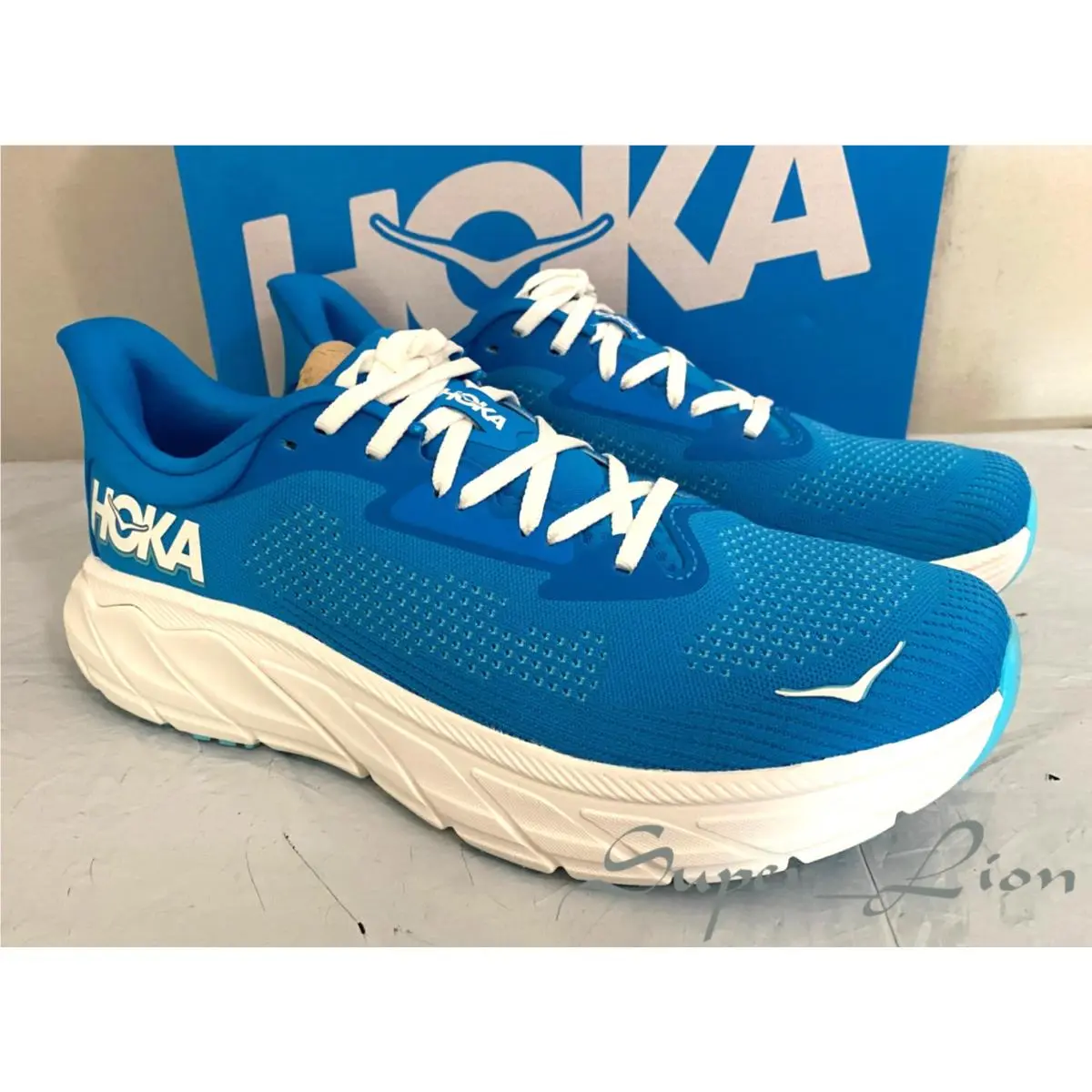 Hoka shoes - Hoka One Onbe Arahi 7 - HokaBlue/Frost 13