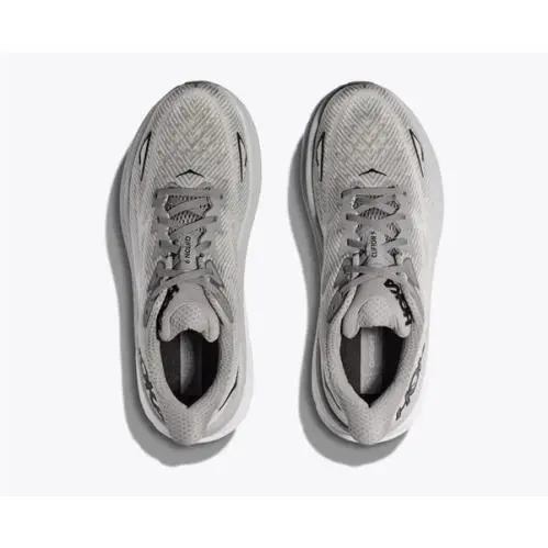 Hoka shoes - Hoka One One Clifton 9 - BLACK AND GREY AS PICTURED 3