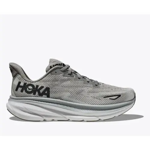 Hoka shoes - Hoka One One Clifton 9 - BLACK AND GREY AS PICTURED 4