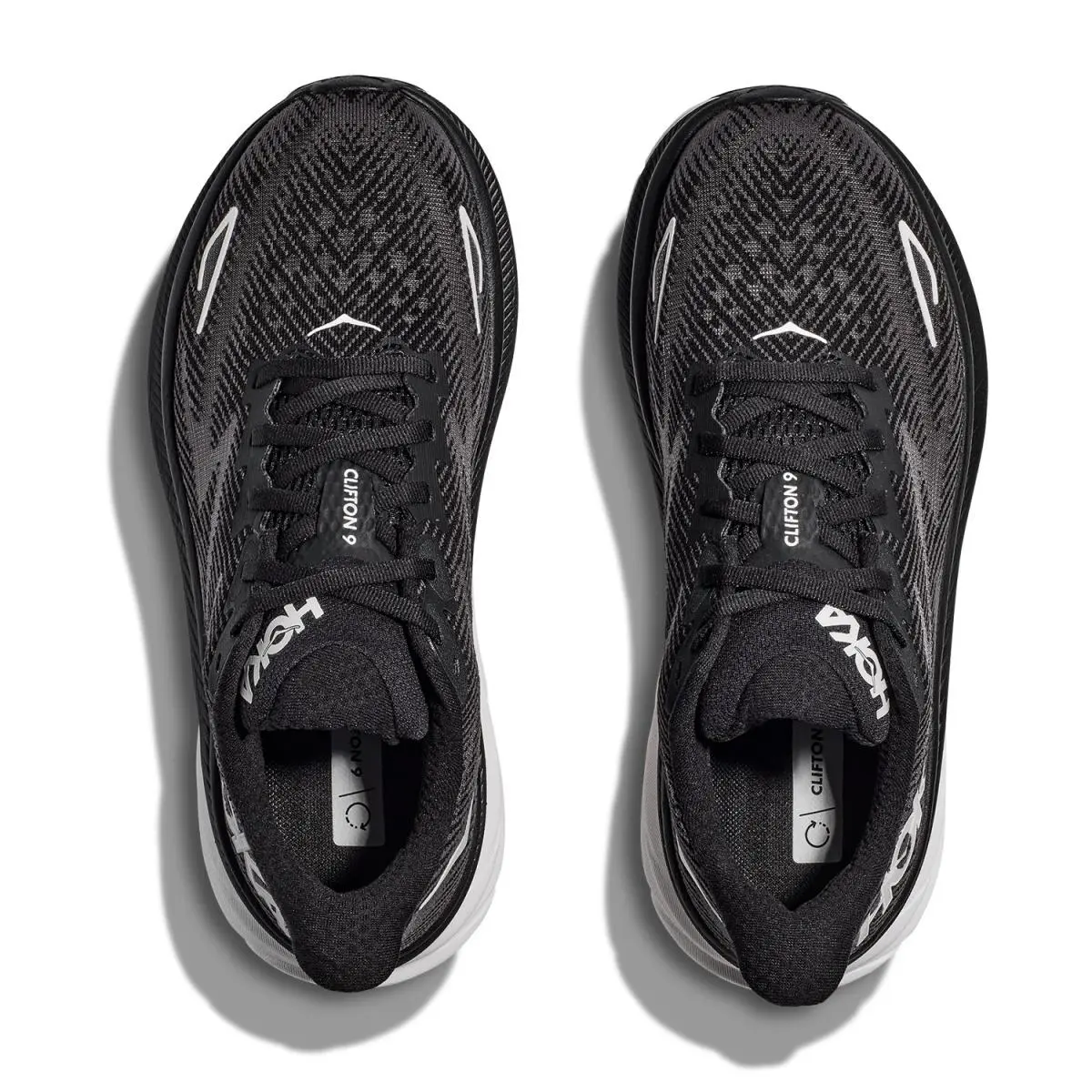 Hoka shoes - Hoka One One Clifton 9 1127895-BWHT - 1127895-BWHT - Black 8