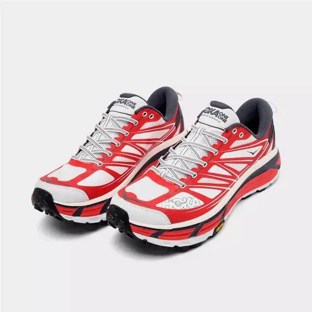 Hoka shoes - Mafate Speed 2 - Mafate Speed - Cerise/White 0