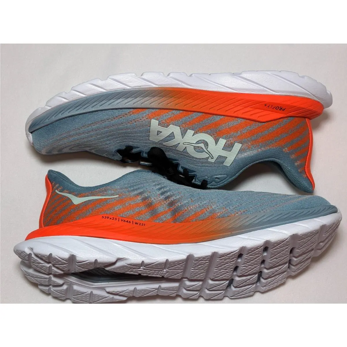 Hoka shoes - Hoka One One Mach 5 - 1127893-MSPBL - Mountain Spring / Puffin`s Bill 7