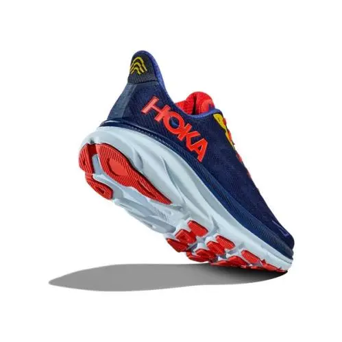 Hoka Men`s Clifton 9 Bellwr Blue-look AT The Msrp-ships Fastly
