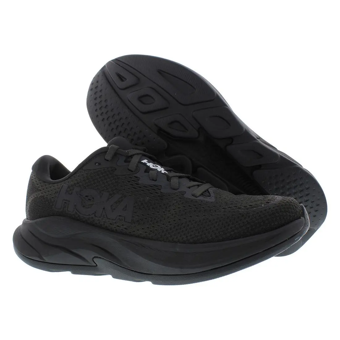 Hoka Rincon 4 Womens Shoes - Black/Black, Main: Multi-Colored