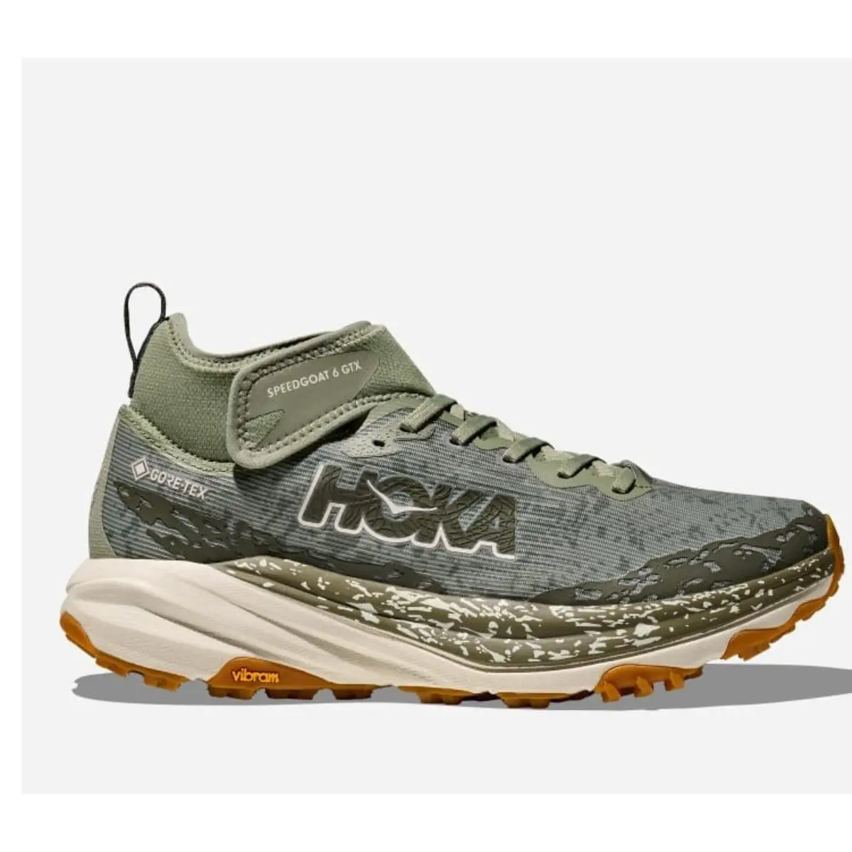 Hoka One One Speedgoat 6 Mid Gtx Men`s 12 D Sea Moss Trail Running Shoes SHOP480