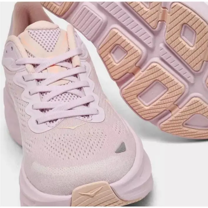 Hoka shoes - Hoka One One Bondi - One One Bondi - LILAC CREAM/TANGERINE 1