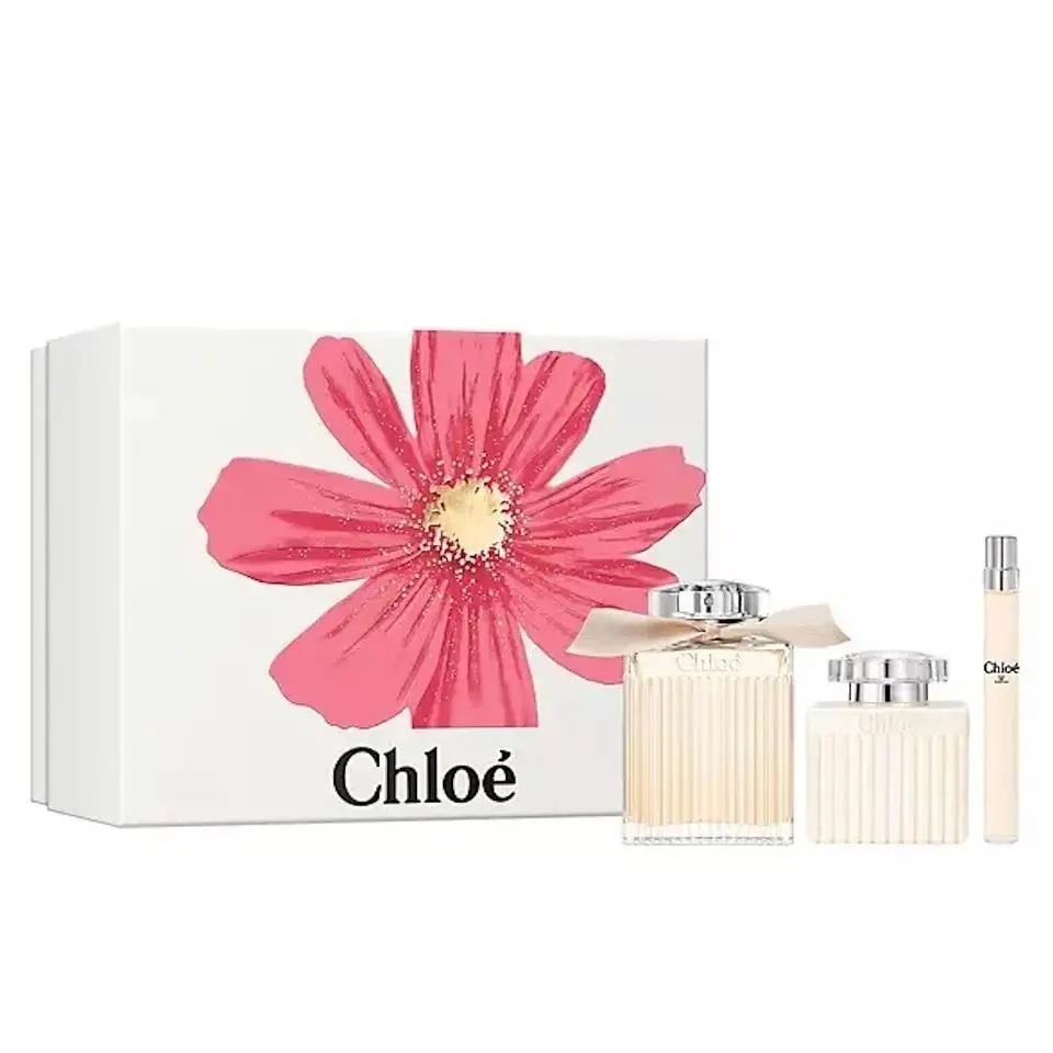 Chloe Edp 3 Pc Gift Set For Women 3.3 oz Spray + 3.4 oz BL + 0.33 oz Spray by Chloé