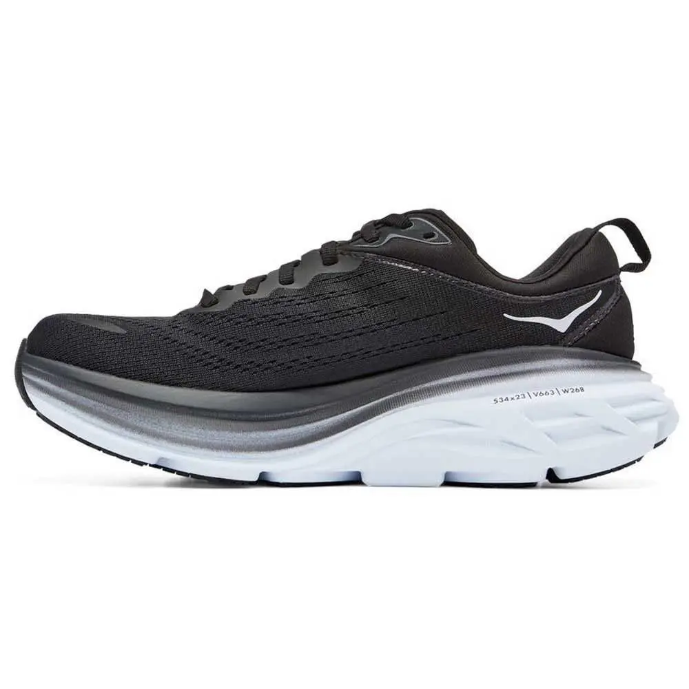 Hoka shoes - Hoka One One Bondi 8 1127952-BWHT - 1127952-BWHT - Black 0