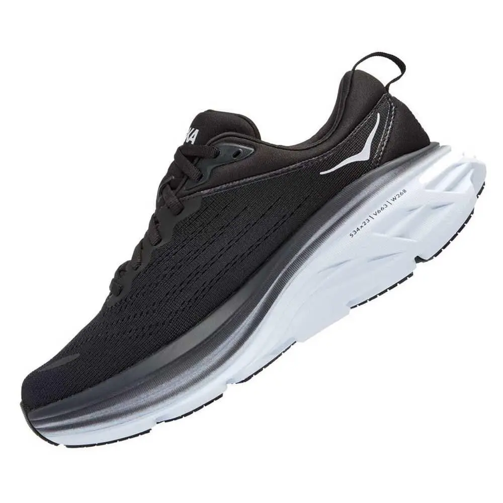 Hoka shoes - Hoka One One Bondi 8 1127952-BWHT - 1127952-BWHT - Black 3