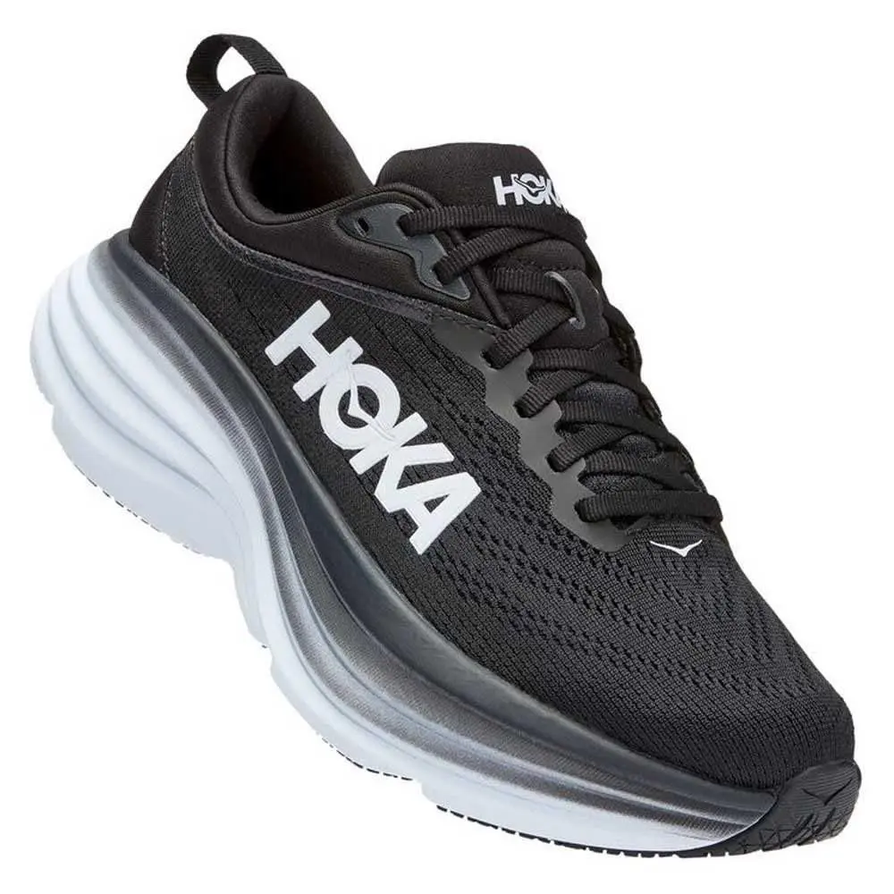 Hoka shoes - Hoka One One Bondi 8 1127952-BWHT - 1127952-BWHT - Black 9