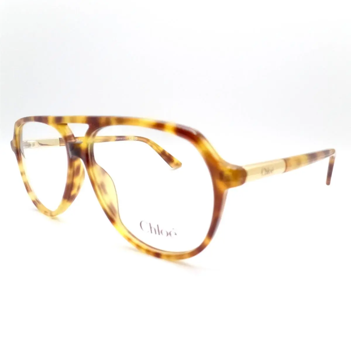 Chloe CH0366O 003 Yellow Havana 57mm RX Eyeglasses Frames