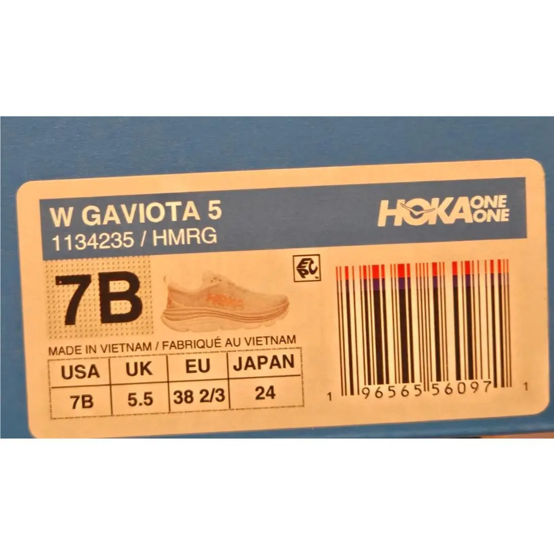 Hoka shoes - 1134235-HMRG - 1134235-HMRG - Harbor Mist/Rose Gold (UPC: 196565560971) 6