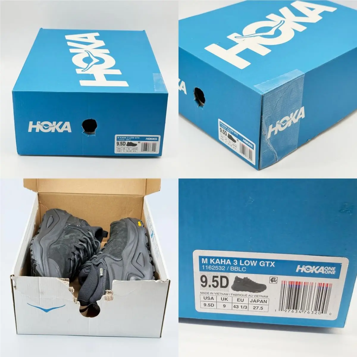 Hoka shoes - Hoka kaha 3 Low GTX - 1162532 - Black (UPC: 197634763200) 0