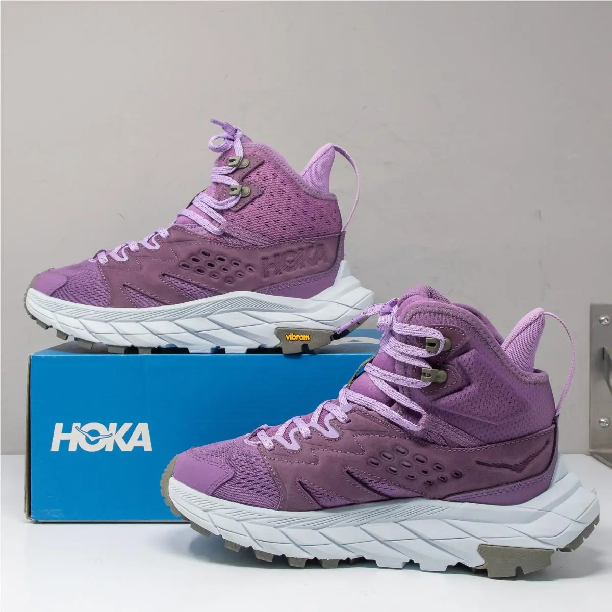 Hoka shoes - Hoka One Bondi 8 - One Bondi - 1127952-ABSO - Blue, Manufacturer: Amethyst Illusion (UPC: 196565553386) 1