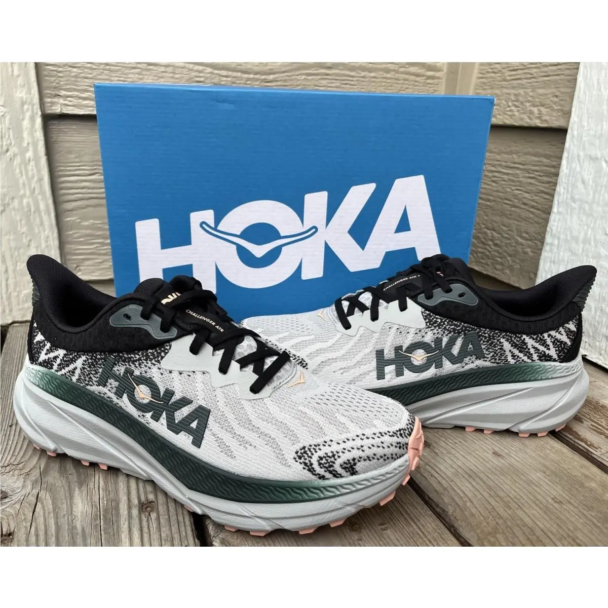 Hoka shoes - Hoka One One Challenger ATR 7 - 1134498 HMSP - Harbor Mist/Spruce 0