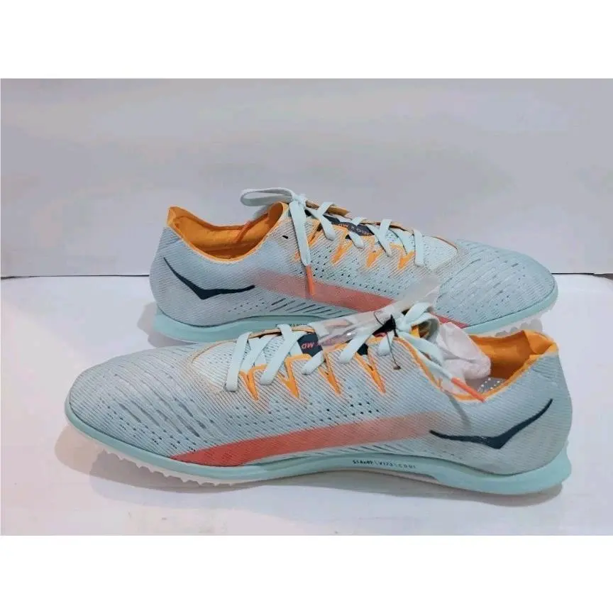 Hoka One One U Cielo X MD Track Shoes In Blue/yellow 1123151/BGRYL Men`s 12